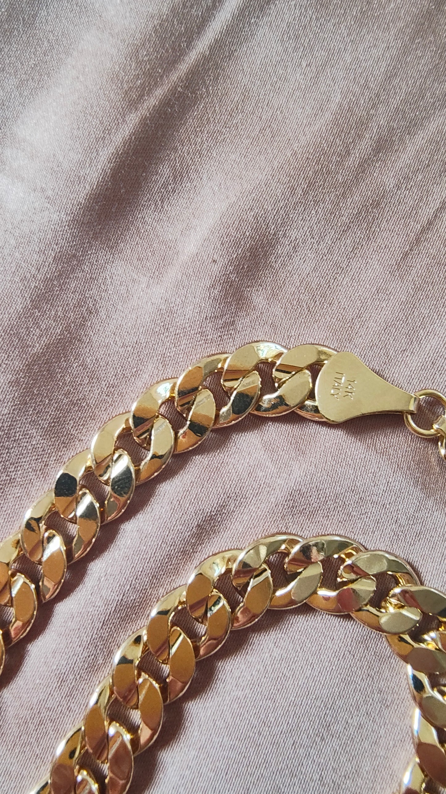 14kt Yellow Gold Chain, Curb Link, 33g